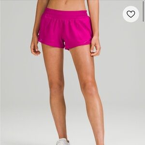 Lululemon Hotty Hot shorts Size 4 Ripened Raspberry